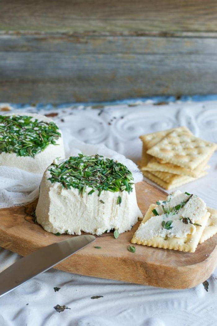 fromage-végétal-fromage-crémeux-blanc-à-la-base-de-noyaux