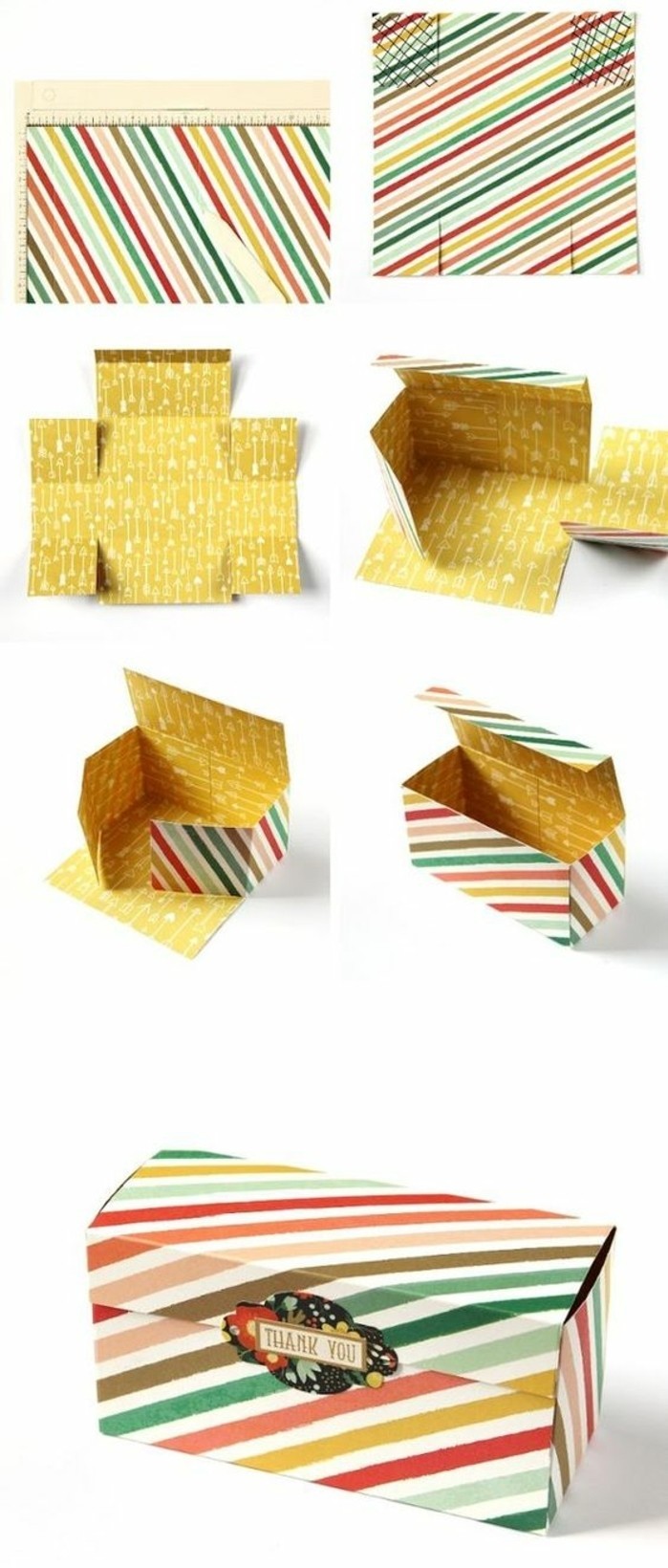 idee-comment-fabriquer-une-boite-en-carton-carton-a-rayures-pliage-origami-a-faire-soi-meme-boite-a-cadeau-remeciement