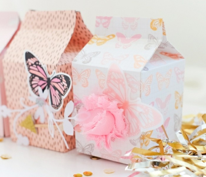idee-comment-personnaliser-des-boites-diy-boites-du-type-boite-a-lait-décorées-de-fleurs-et-de-papillons