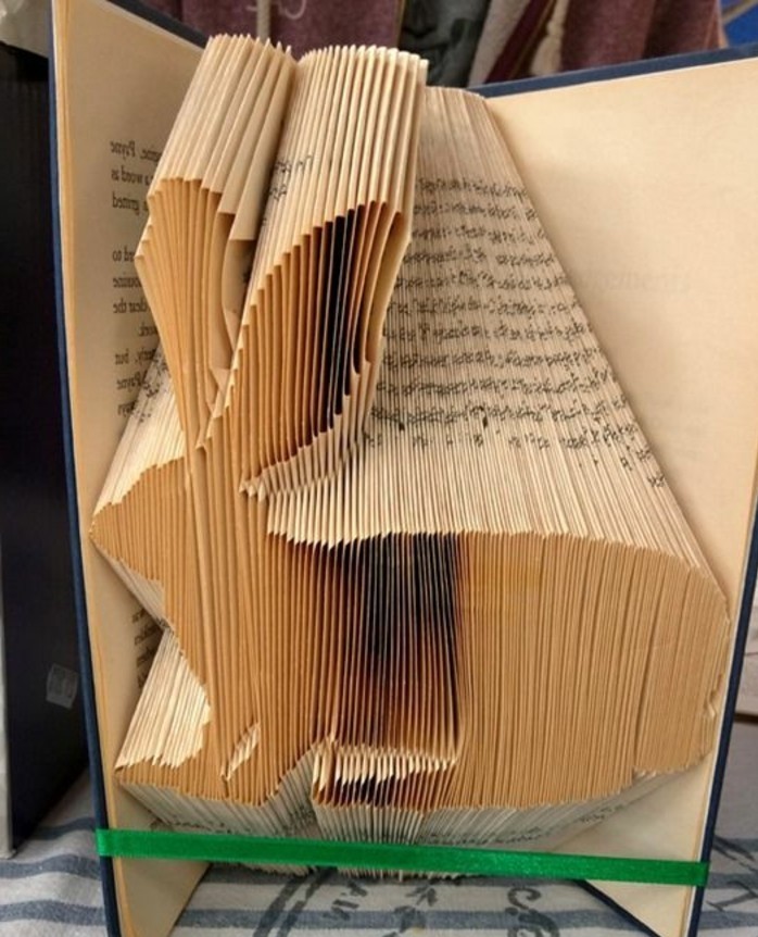 livre-plié-lapin-à-partir-un-livre-l'art-origami