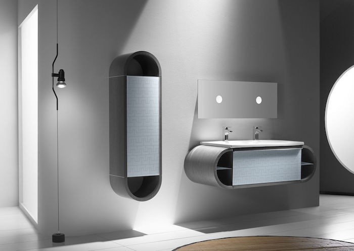 meuble-vasque-salle-de-bain-etagere-murale-design-noir-gris-laque-arrondi-moderne-architecture-miroir