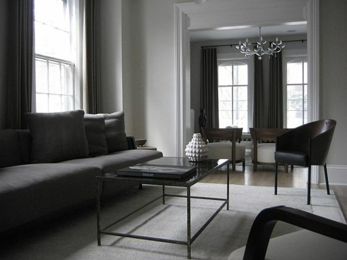 salon-gris-et-noir-salle-de-séjour-spacieuse-sofa-moderne