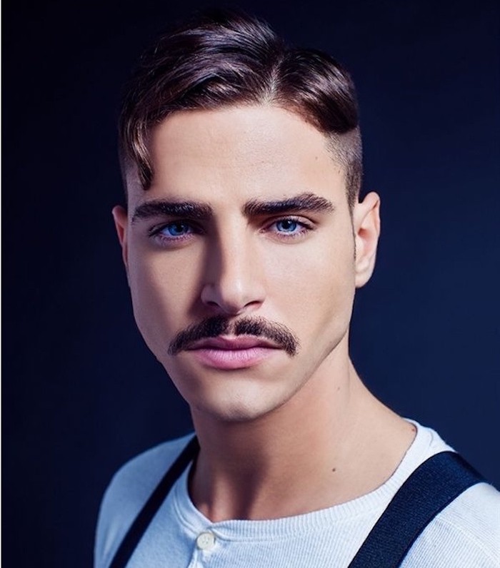 tailler sa moustache mode hipster homme style vintage coupe pompadour