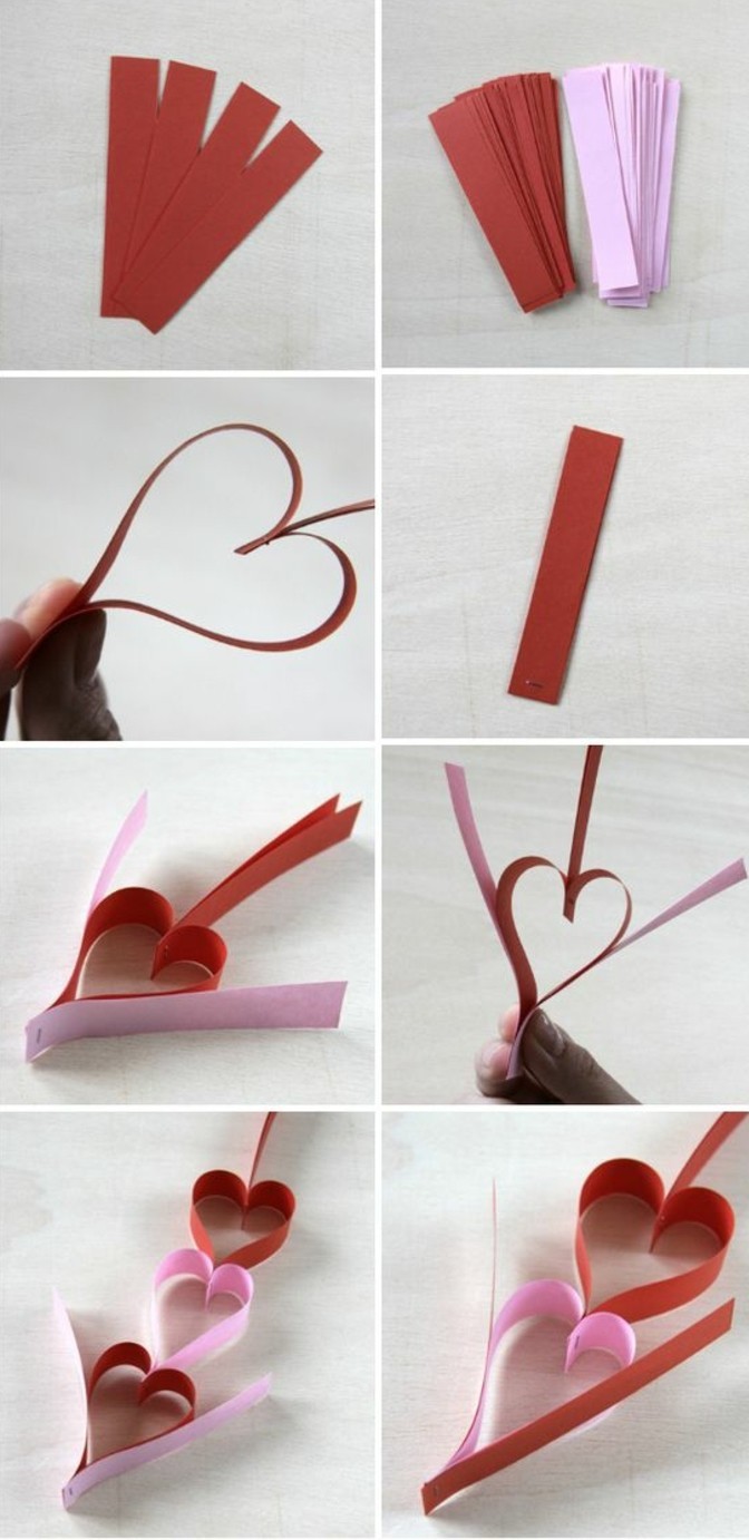 tutoriel-comment-fabriquer-une-guirlande-papier-en-forme-de-couer-de-couleurs-rose-et-rouge