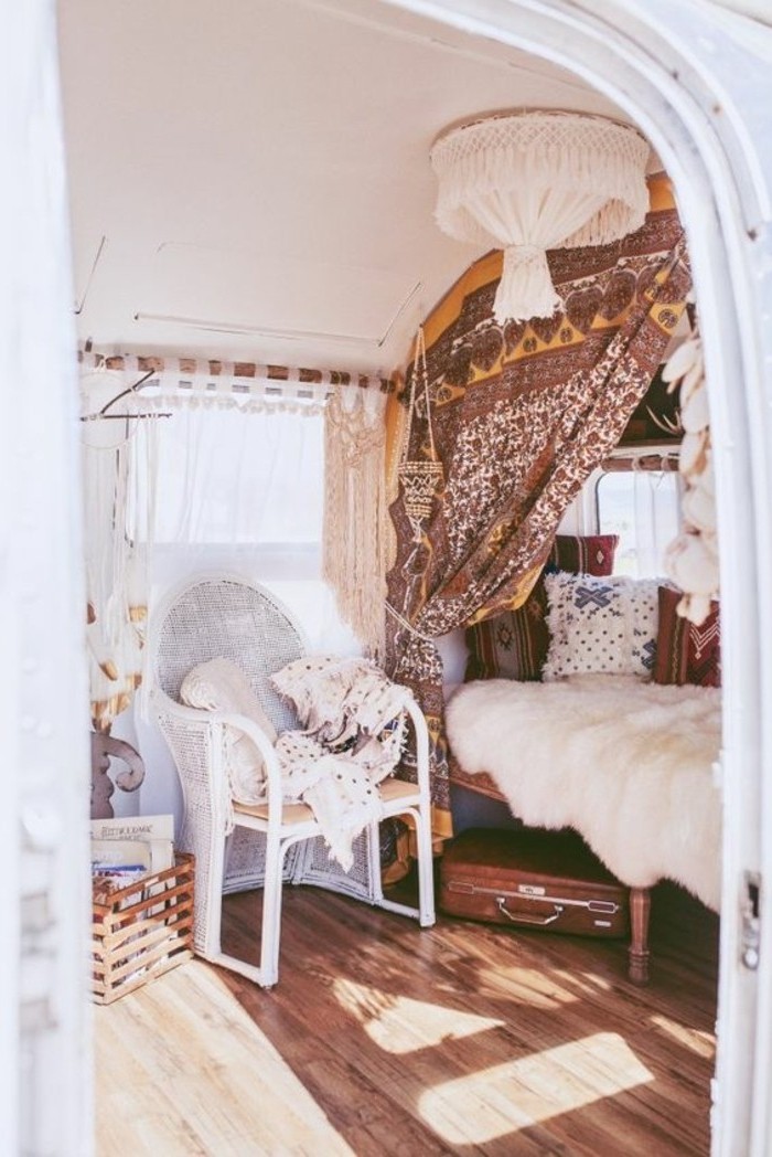 caravane vintage bohème chic