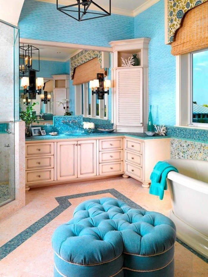 Optez Pour Une Salle De Bain Turquoise 80 Id es Deco