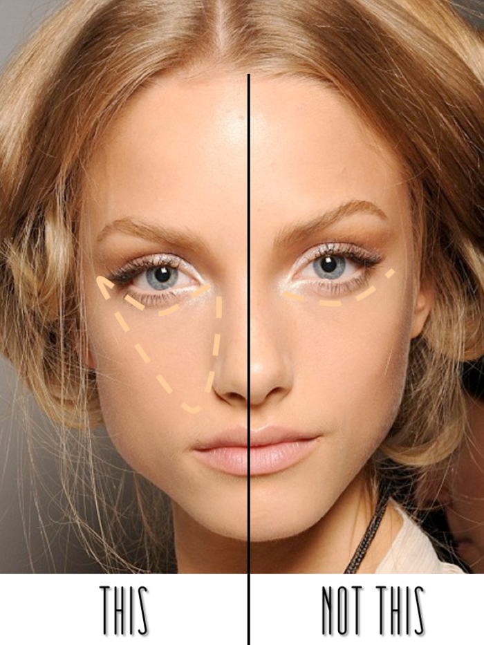 Jolie maquillage cosmétique couleur caramel idée