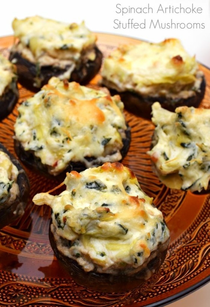 champignon-farci-au-fromage-et-aux-herbes-fraîches