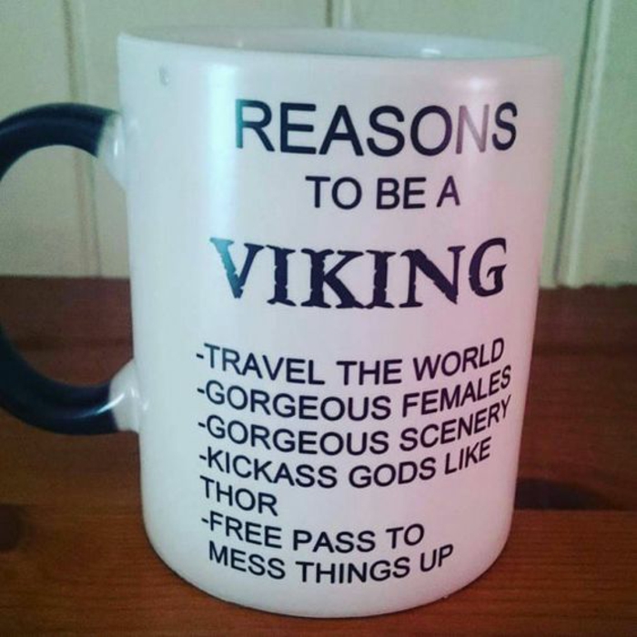 gobelet personnalisé, les raisons d'être un viking 