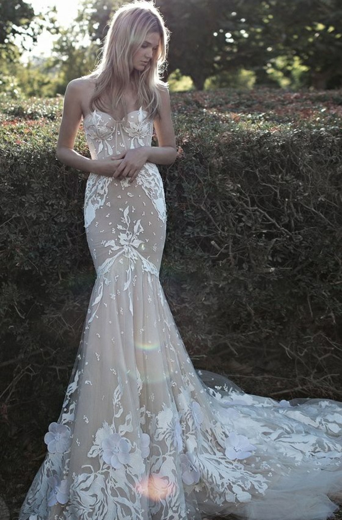 La robe de mariee princesse robe de mariée bustier coeur mariage-robe-de-mariée-longue-blanche-admirable-robe-dentelle