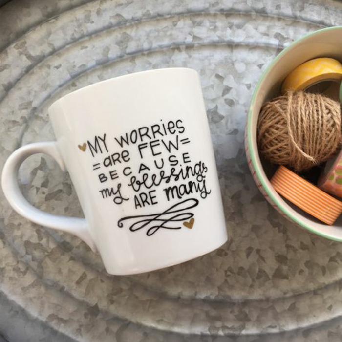 mug personnalisable, citations inspirantes sur tasses à café 