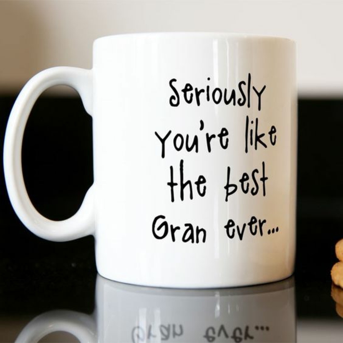 mug personnalisé à offrir à son grand mère ou grand père 