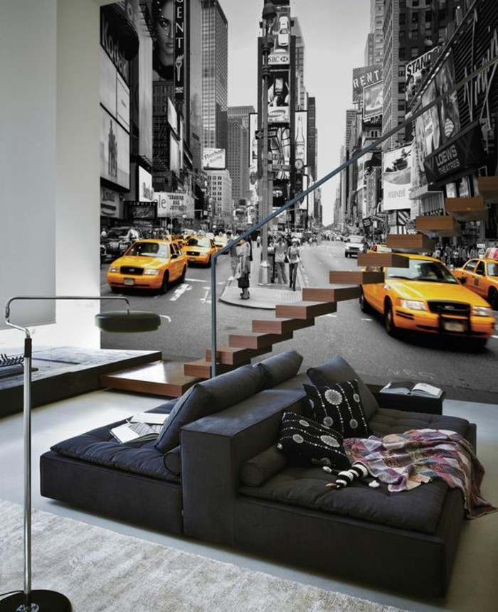papier-peint-new-york-salon-moderne-tapisserie-3d-urbaine-