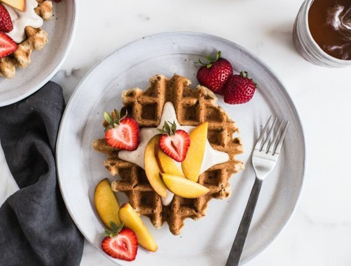 petit déjeuner nourrissant et équilibré recettes de gaufres faciles