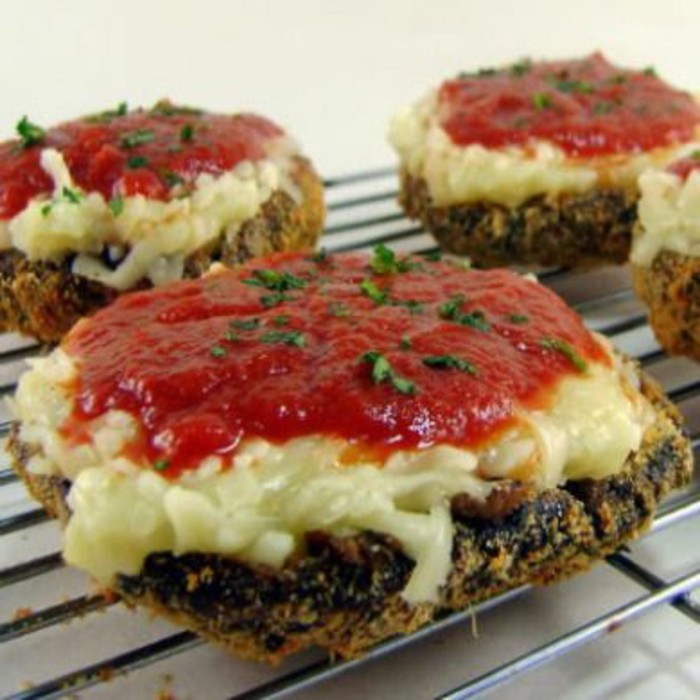 recette-champignons-farcis-aux-fromages-et-purée-de-tomates