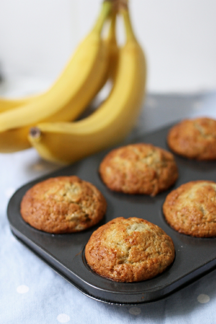recette-cupcake-américain-banana-muffins-moules-à-muffins-vanille