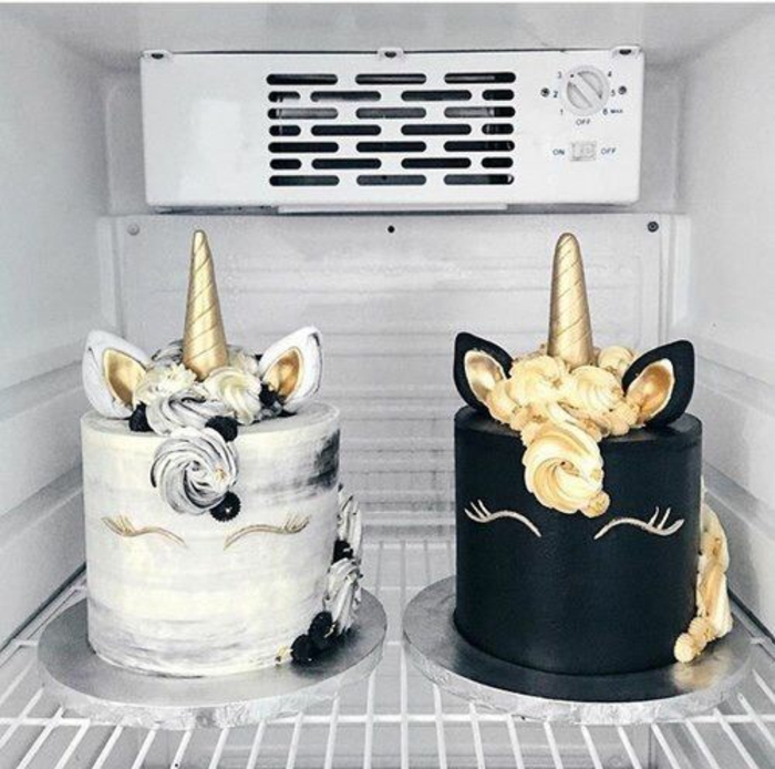 déco anniversaire idée gâteau pour anniversaire 30 ans noir et blanc