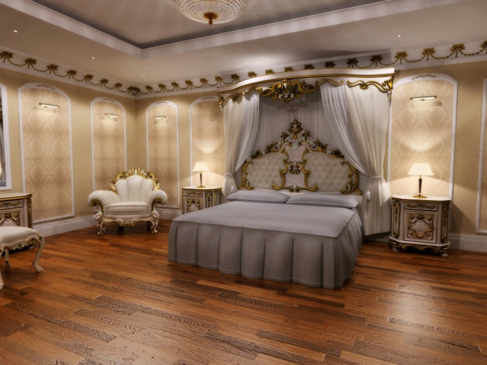 meubles de charme, plafond suspendu, deco baroque, papier peint beige