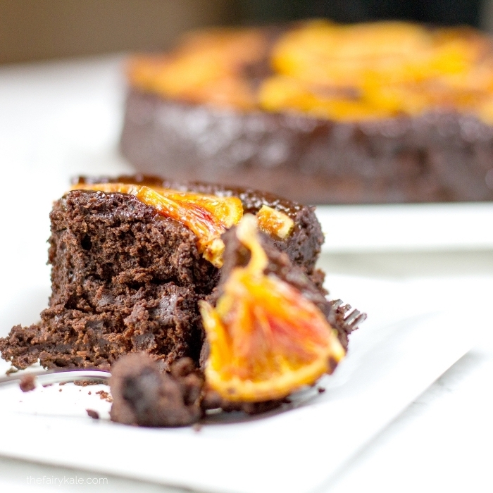 dessert au chocolat et à l'orange facile et rapide, comment faire un gateau au chocolat sans oeuf, gâteau délicieux sans oeuf