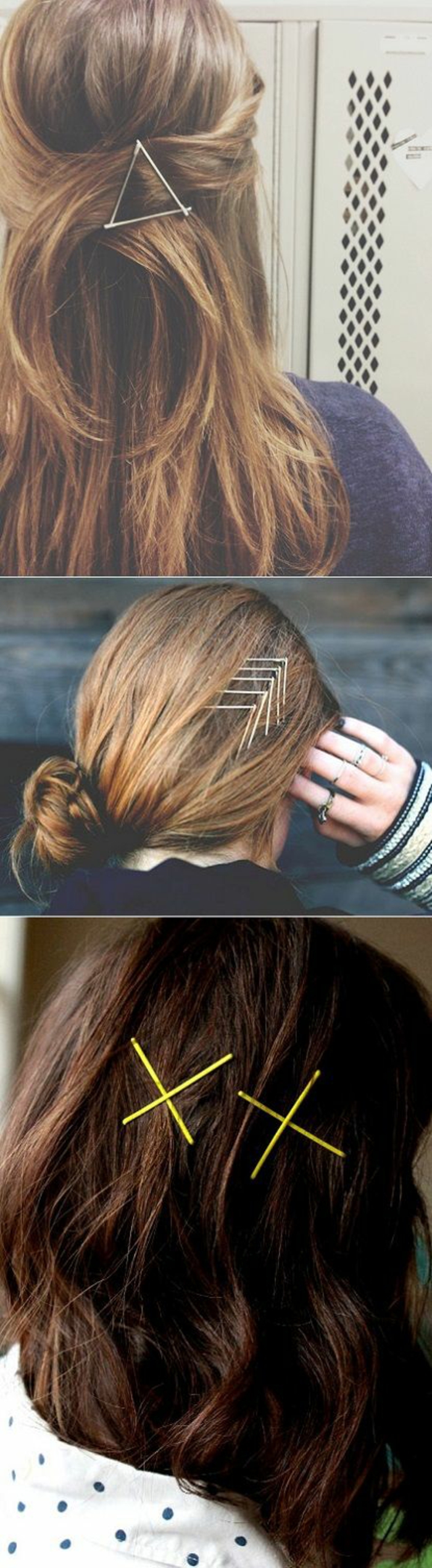 Superbe coiffures bohemes coiffure 2017 printemps avec bobby pins 