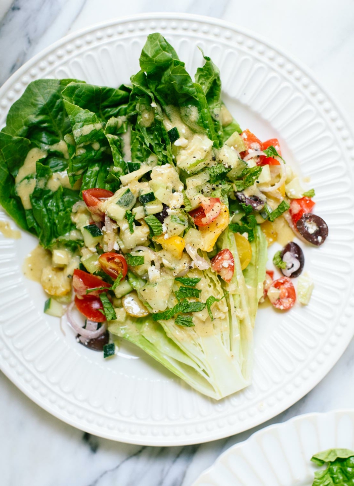 Recette légère soir – la salade composée facile lutice