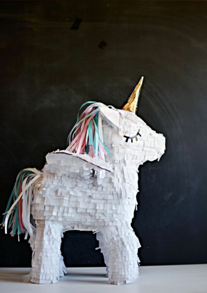 gateau anniversaire licorne idée faire un pinata 