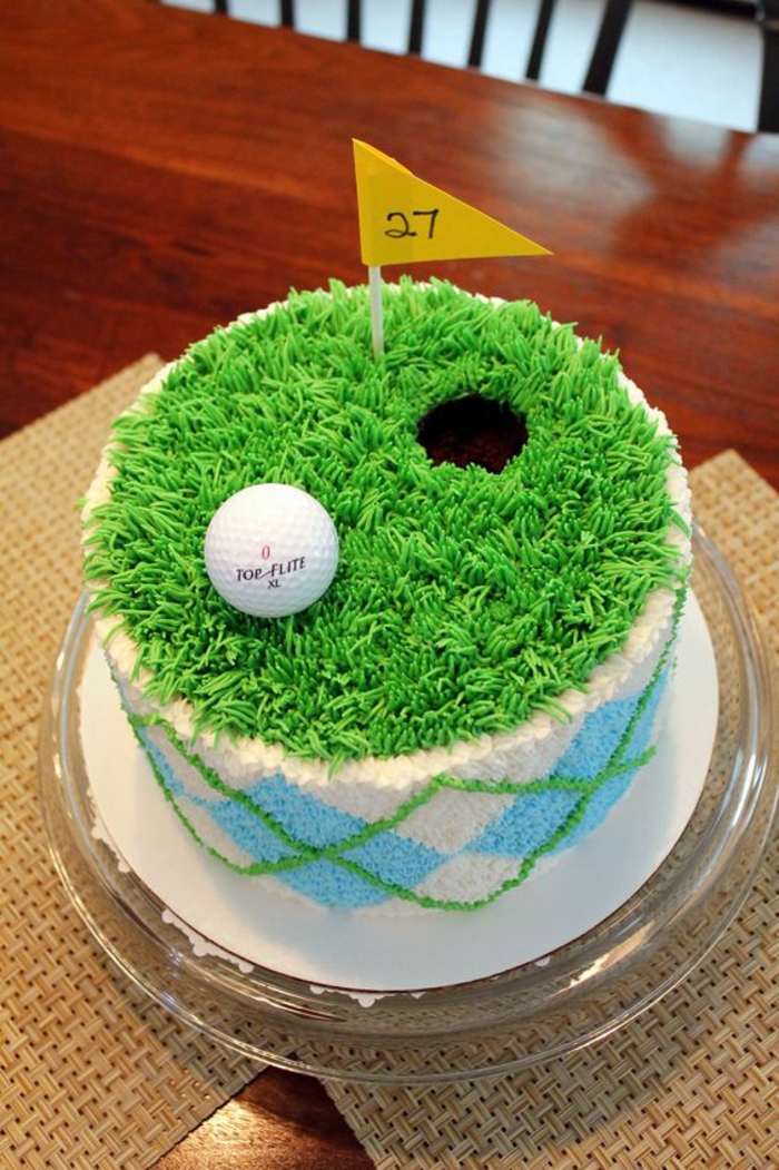 Idée gâteau anniversaire homme gateaux pour anniversaire amoureux de golf