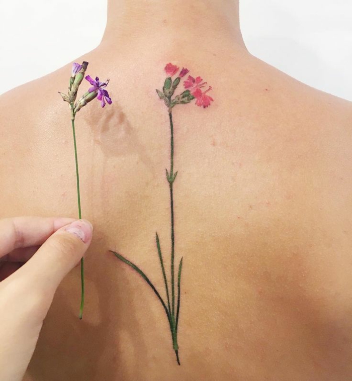 Sensuel fleur tatouage mandala signification fleurs réels