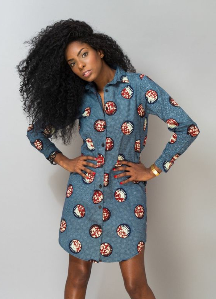 Photo de pagne africain pagne wax robe pagne robe chemise