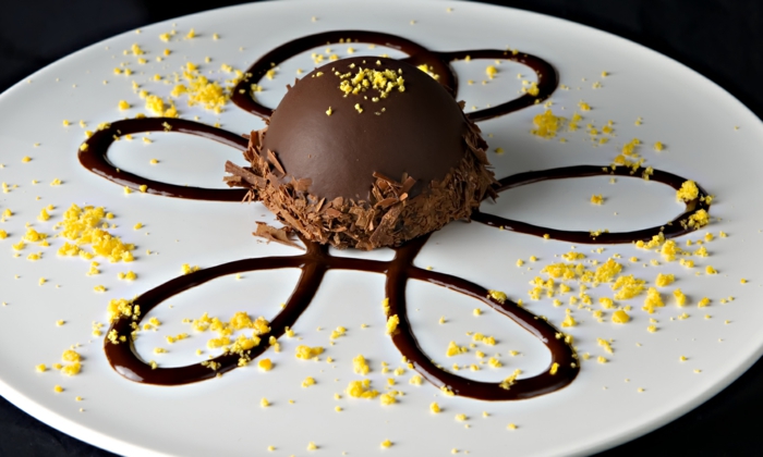 Superbe presentation assiette dessert idée diy inspiration chocolat