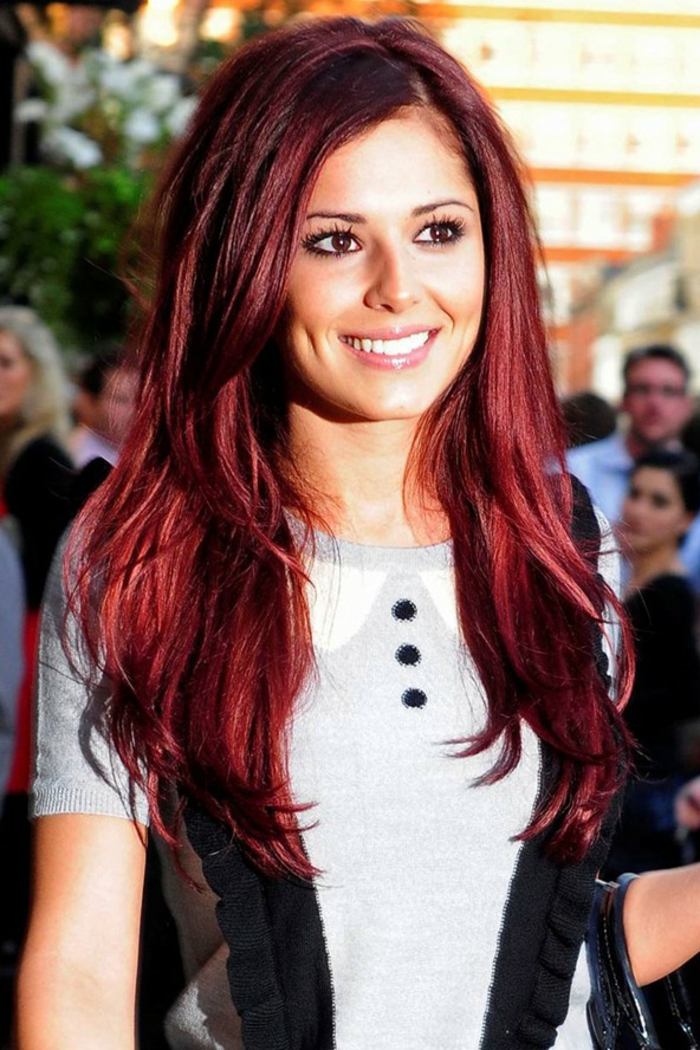 Jolie couleur cheveux rouge couleur rouge cheveux