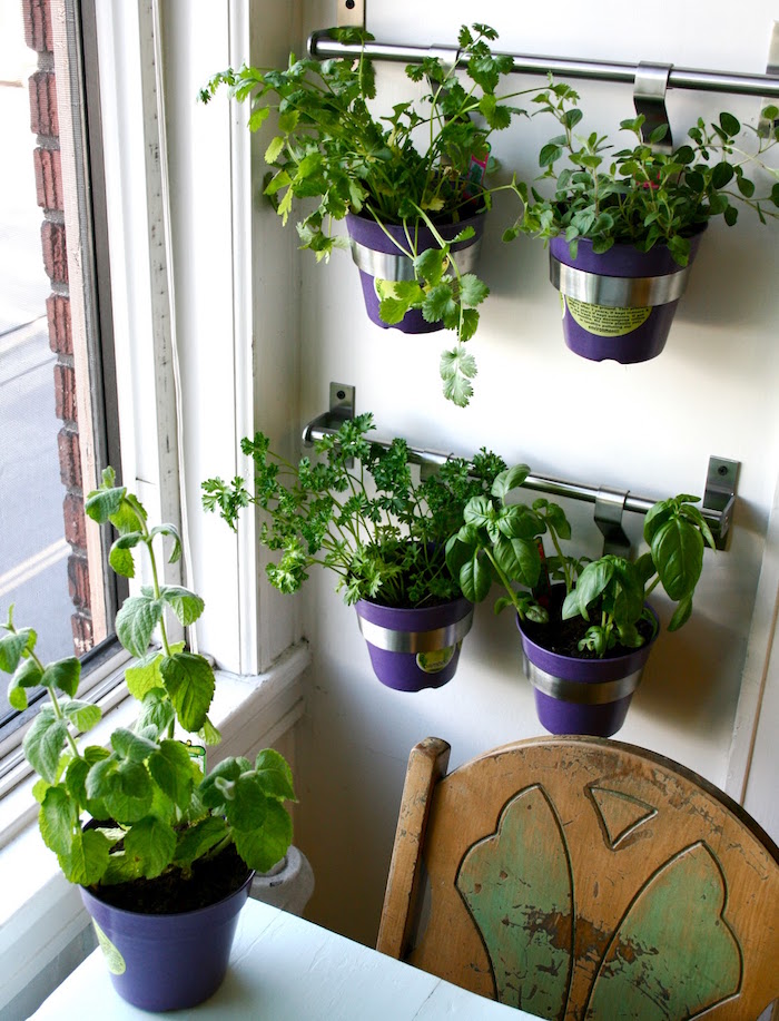 pot pour plante bacs à fleurs sur support mural ou jardiniere moderne