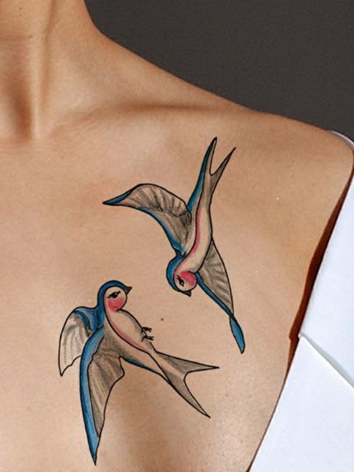 Formidable idée tattoo signification oiseau tatouage amoureux oiseaux