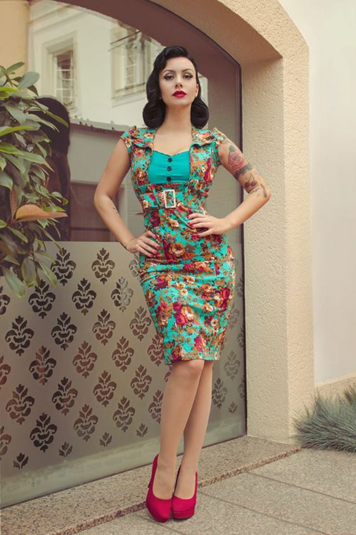 Pin up vetement robe pin up rockabilly vintage tenue cool