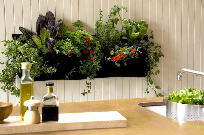 bacs à fleurs pot rectangulaire étagère murale pour plantes jardinière