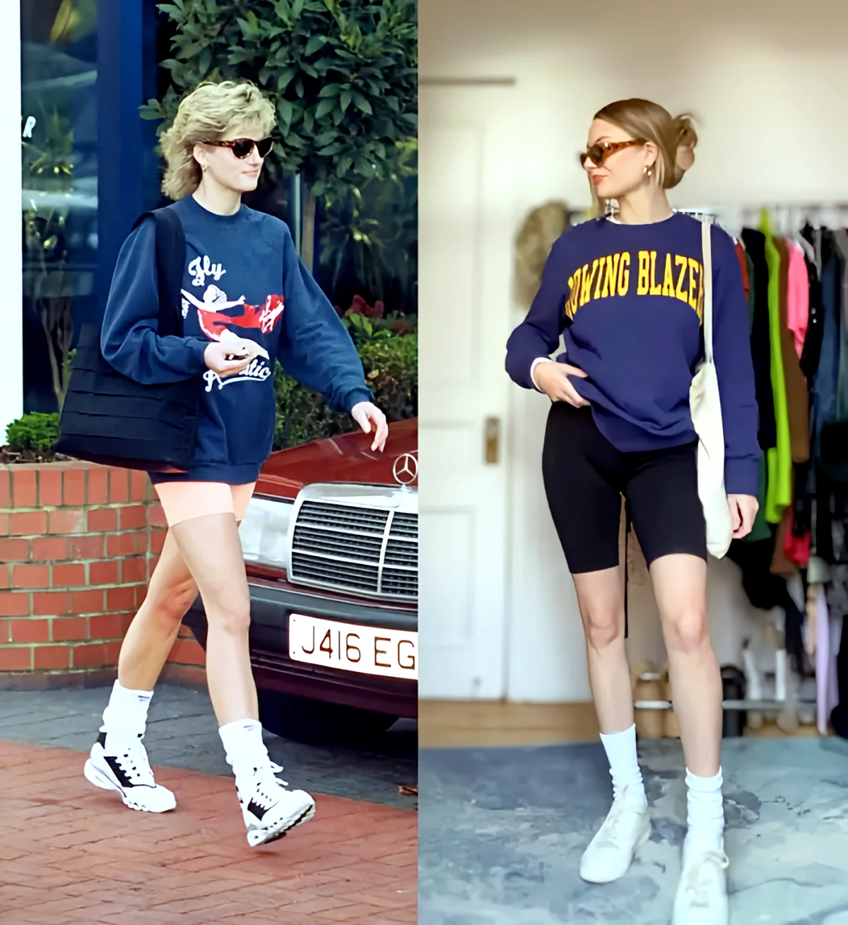 princess diana style sport chic aujourdhui