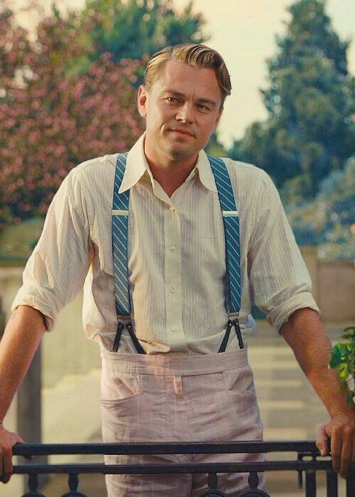 robe années 20, Léonardo Dicaprio dans le film Gatsby le magnifique