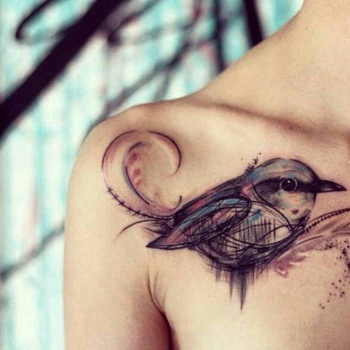 Tatouage poignet oiseau tatouage envolée d oiseaux beau tattoo
