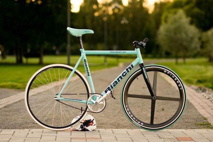 singlespeed pieces fixie magasin cadre piste bianchi fixe single speed roue spinergy batons