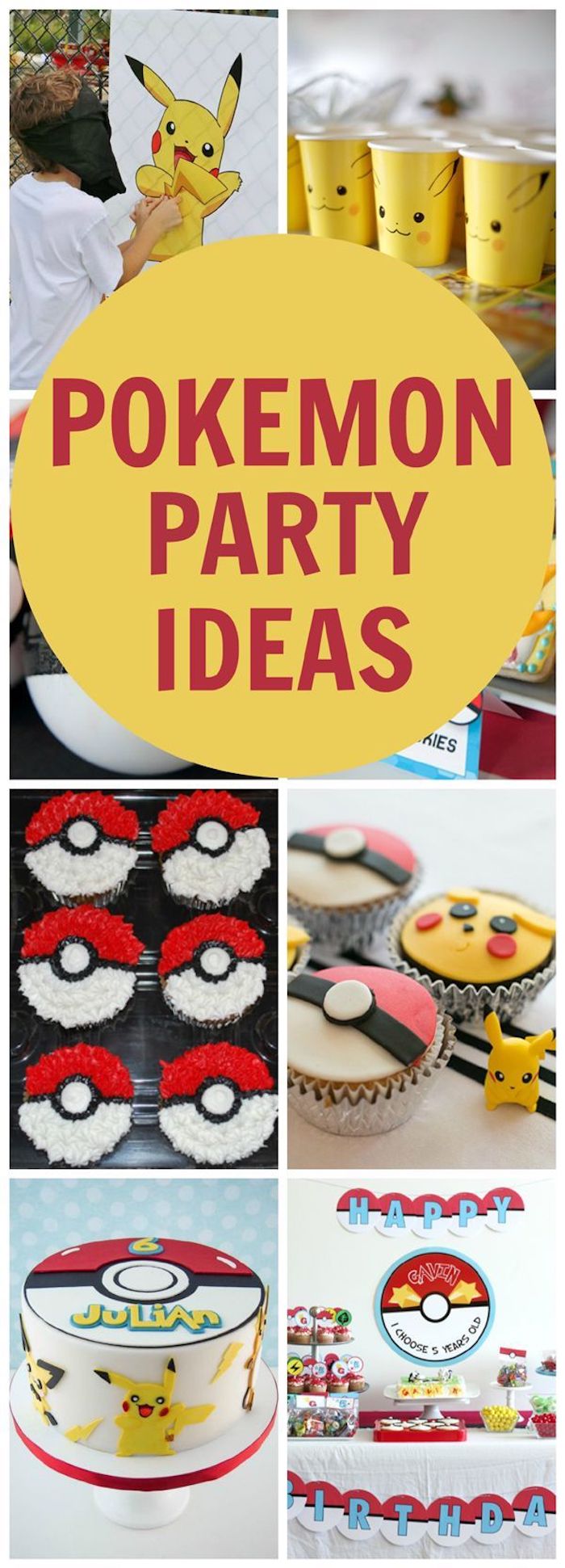 gâteau d anniversaire, party pokémon, muffins pokéball, comment faire un gateau, pokémon en papier
