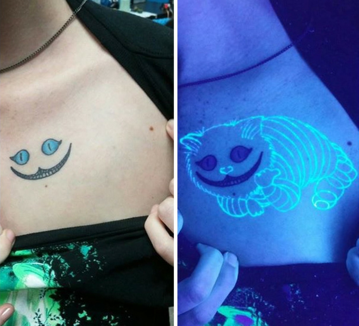 Image tatouage femme tatoo pour femme choirir tatouage theme Alice au pays de merveille