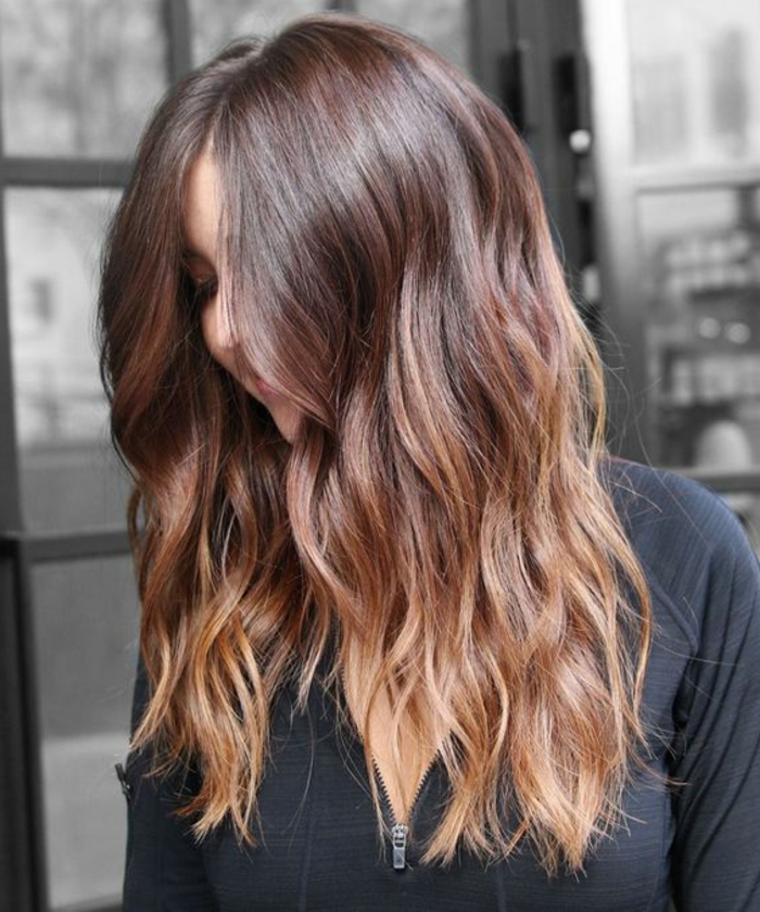 Le Balayage Caramel Colorations Magnifiques Pour Tous Les Types De 