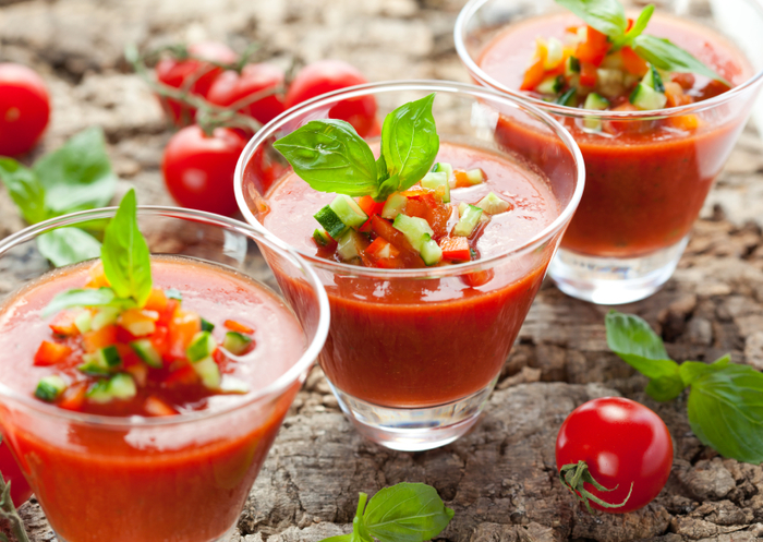  recette de gaspacho en verrines rapide et facile pour une apéro léger 