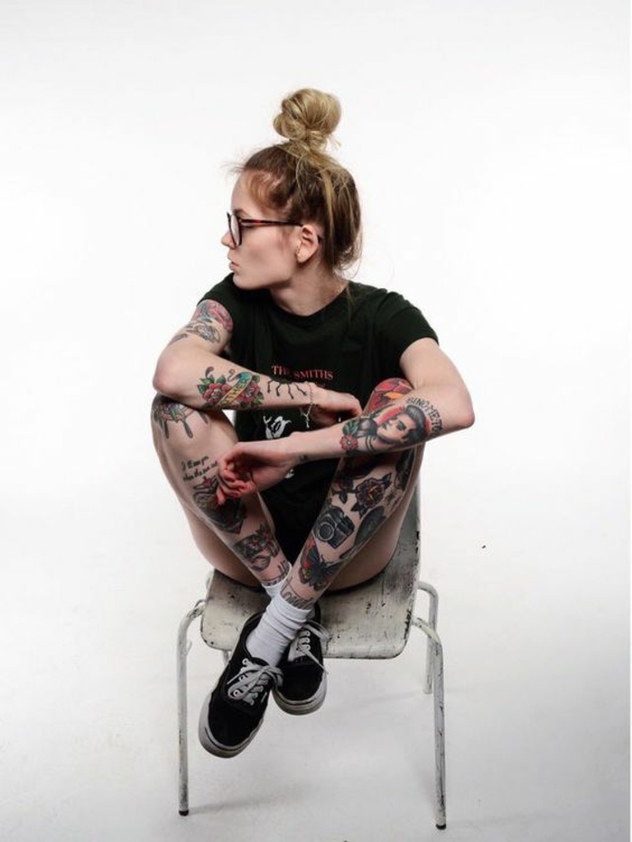 Dessin de tatouage pour femme modele de tatouage femme tatoué entierement