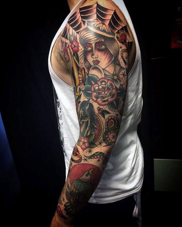 1001+ idées | Tatouage bras entier – Le tattoo version ...
