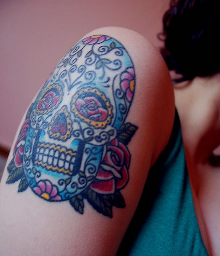 1001 Idées Tatouage Tête De Mort Mexicaine Qui Vivra Calavera 