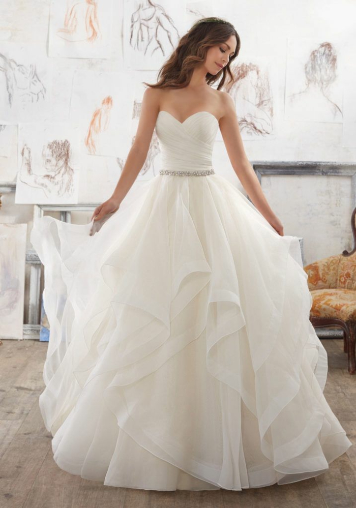 Robe mariage pas cher robe sirene mariage modern idée modèle Marissa Wedding Dress