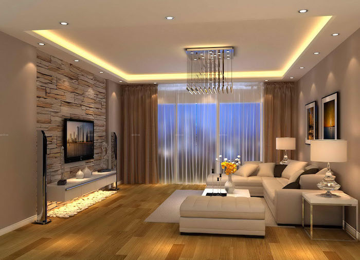 salon design moderne classique simple appartement contemporain