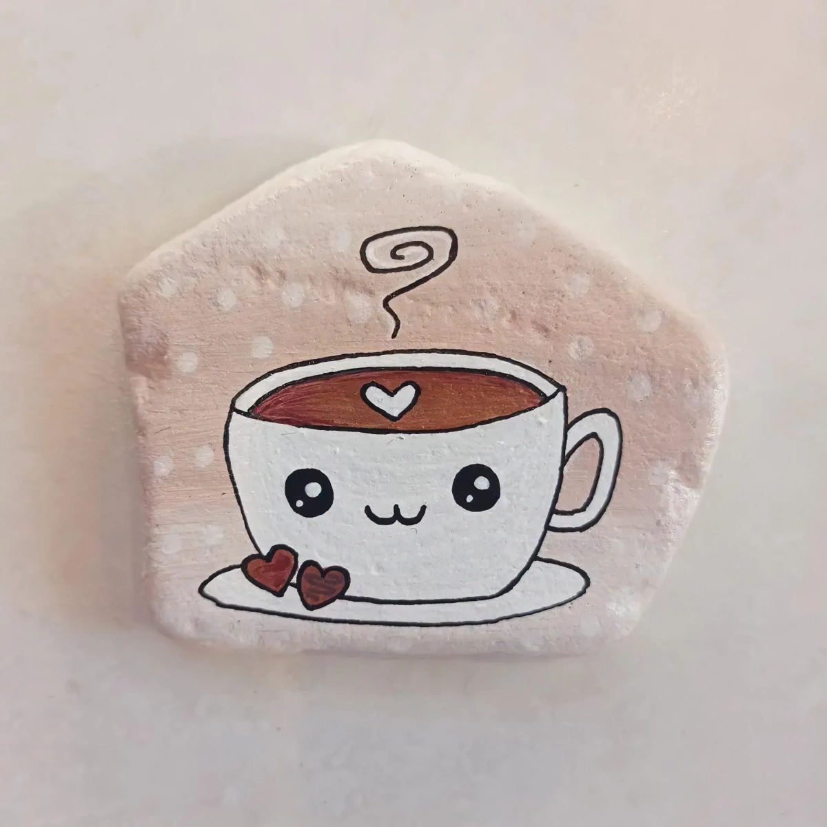 dessin cafe tasse coeur biscuits visage sourire mug boisson chaude