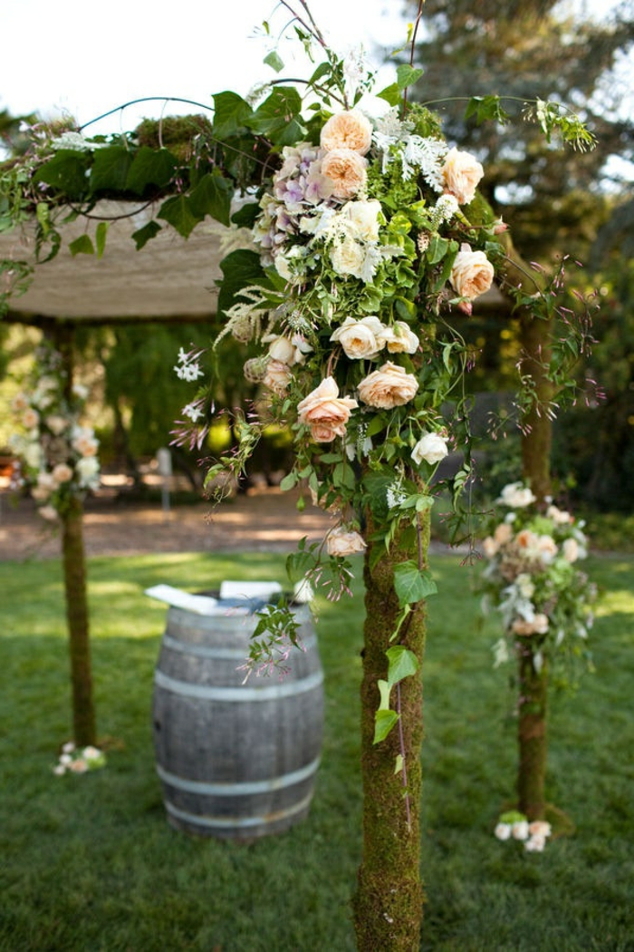 Montage de fleurs pour mariage decoration florale pour mariage adorable